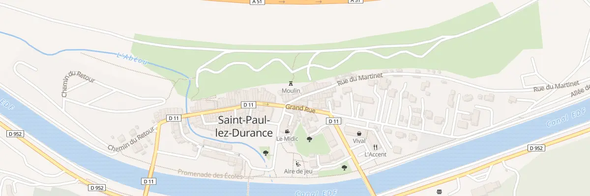 Plan du 7 Rue du Martinet à Saint-Paul-lès-Durance