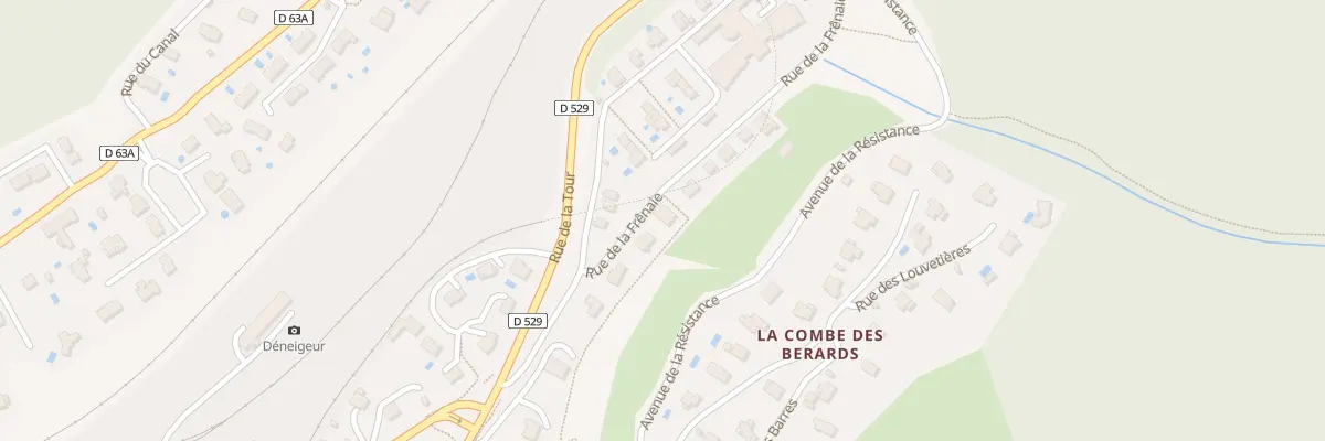 Plan du 3 Rue de la Frênaie à Saint-Georges-de-Commiers