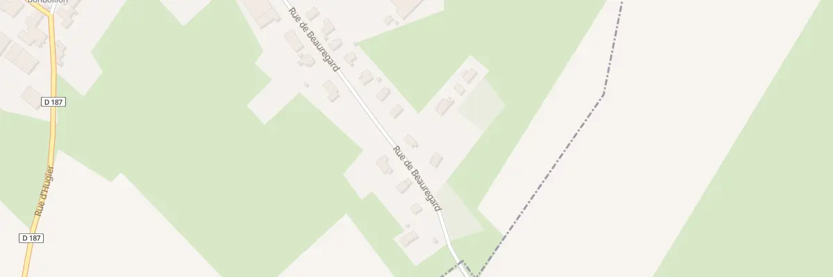 Plan du 19 Rue Beauregard à Bonboillon