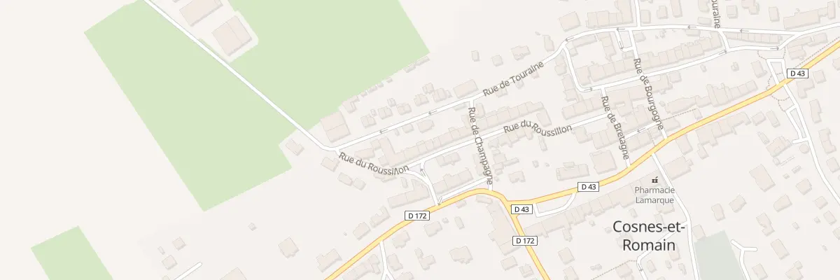 Plan du 9 Rue du Roussillon à Cosnes-et-Romain