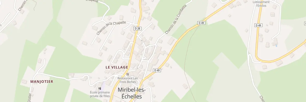Plan du 98 Rue de l’Alumnat à Miribel-les-Échelles