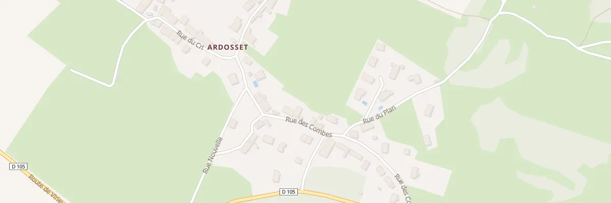 Plan du 5329 Ardosset à Ceyzérieu