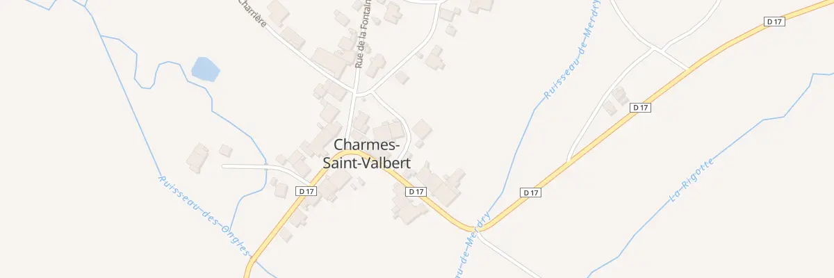 Plan du 2 Rue de l’Orme à Charmes-Saint-Valbert
