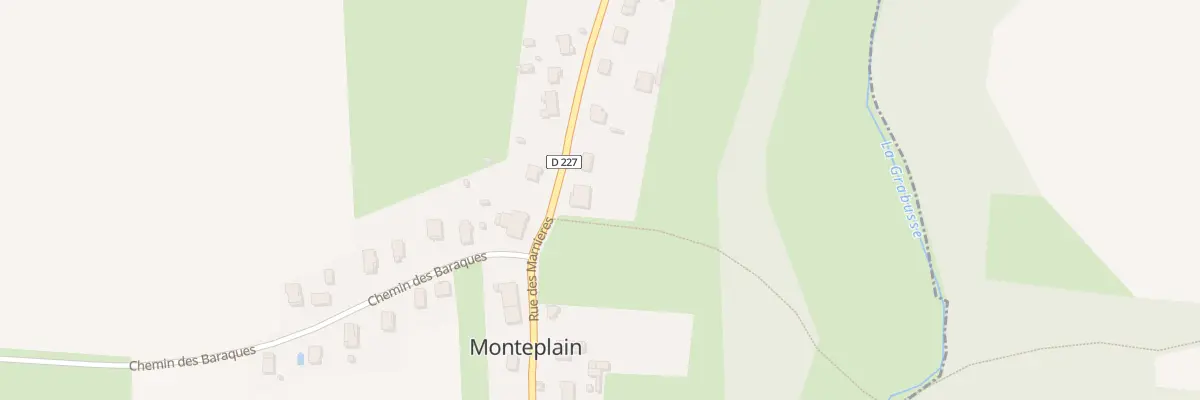 Plan du 27 Rue des Marnières à Monteplain