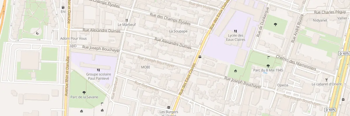 Plan du 50 Rue Joseph Bouchayer à Grenoble