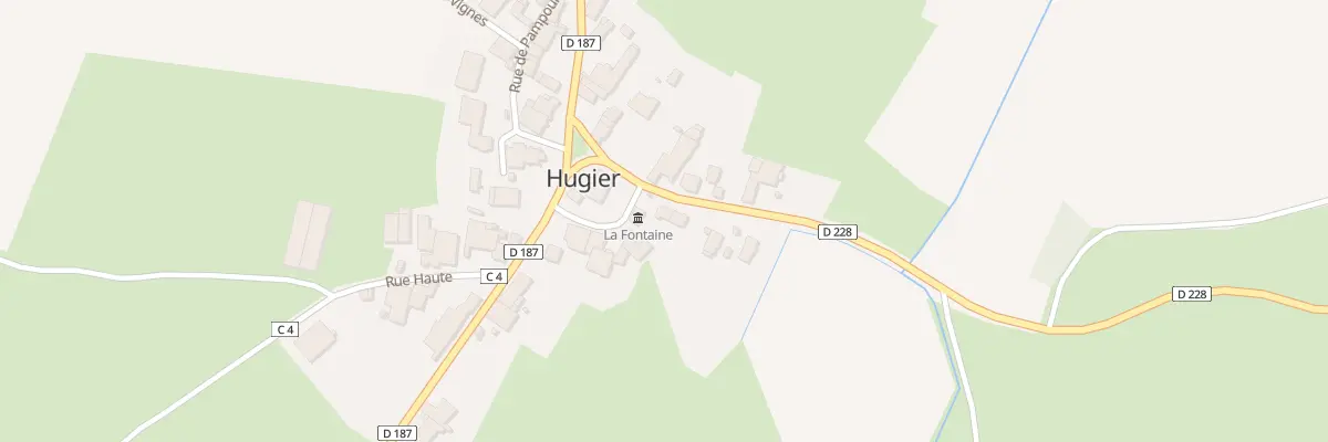 Plan du 2 Rue de la Tour à Hugier