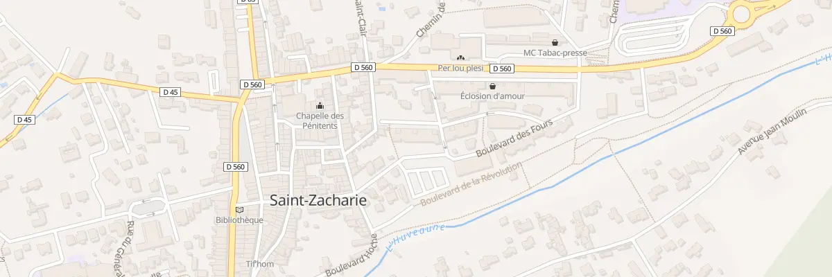 Plan du 20 Bd de la Grande Usine à Saint-Zacharie