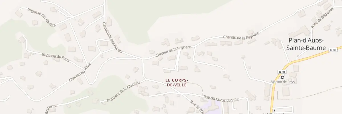 Plan du 110 Che de la Peyrière à Plan-d’Aups-Sainte-Baume