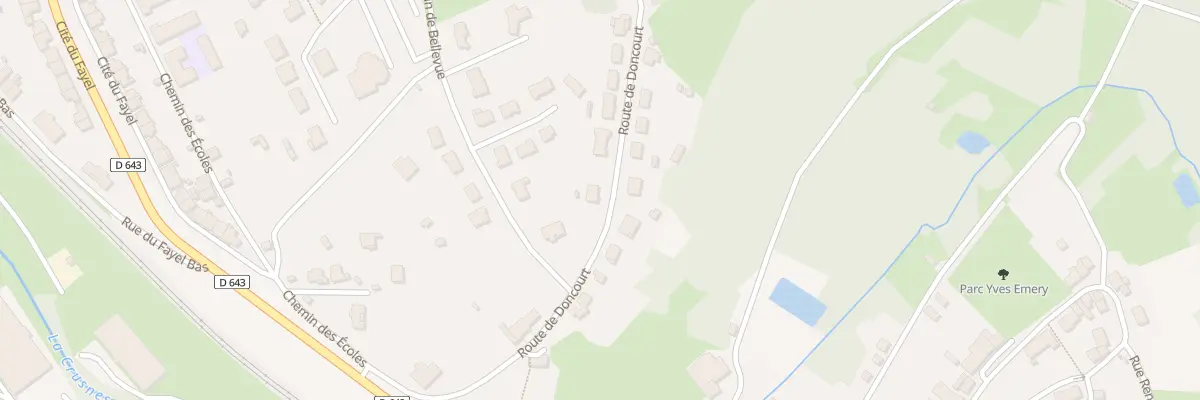 Plan du 21 Rte de Doncourt à Pierrepont
