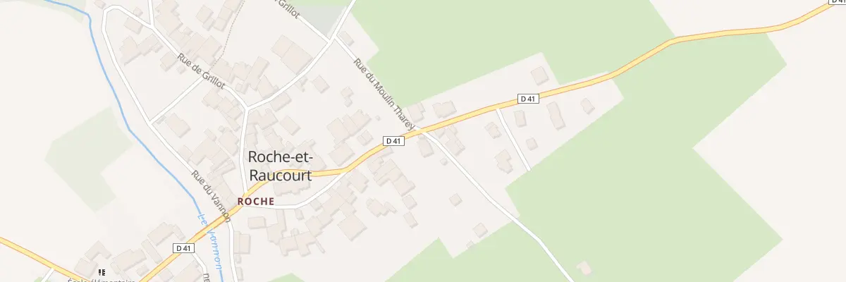 Plan du 22 Rue Alexandre Millerand à Roche-et-Raucourt
