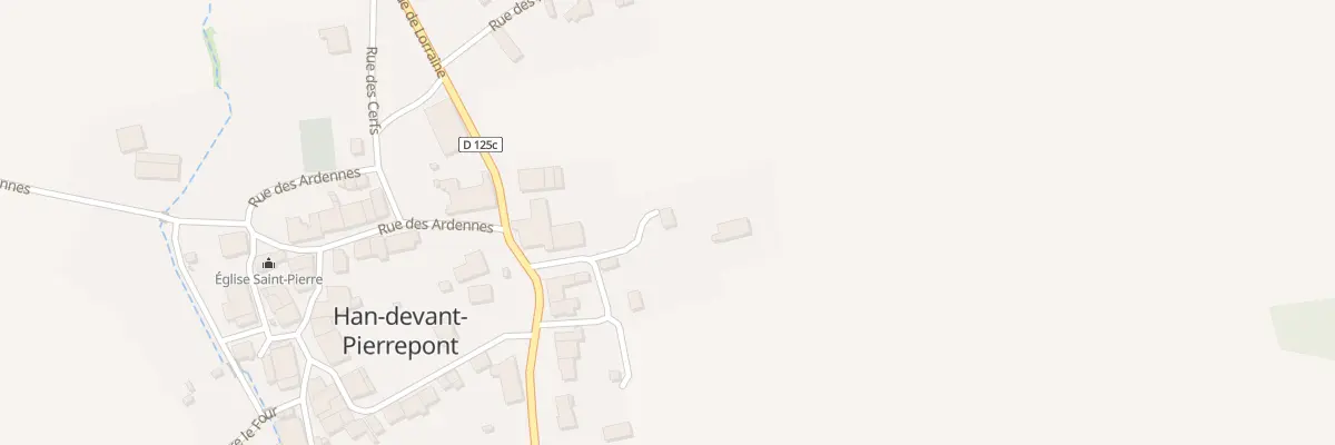 Plan du 1 Au Chemin d’Amel à Han-devant-Pierrepont