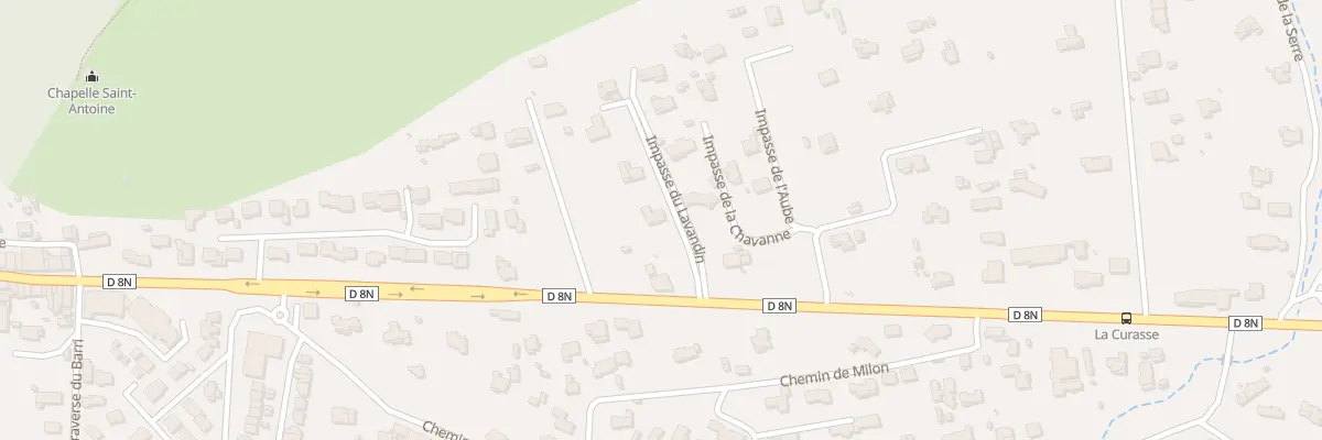 Plan du 51 Imp du Calabrun à Cuges-les-Pins