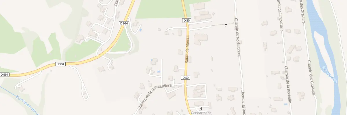 Plan du 514 Rte de Mereuil à Serres