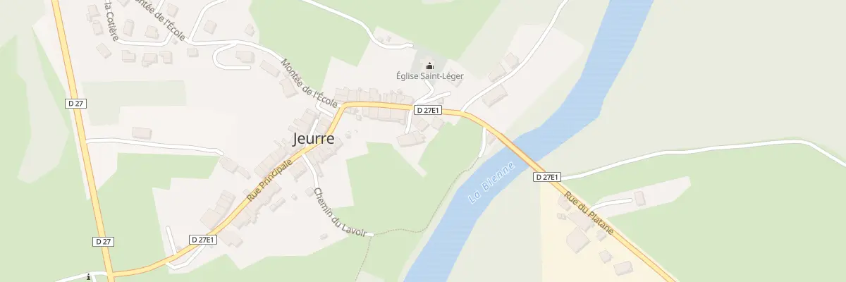 Plan du 15 Rue du Monument à Jeurre