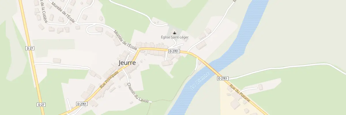 Plan du 11 Rue du Monument à Jeurre