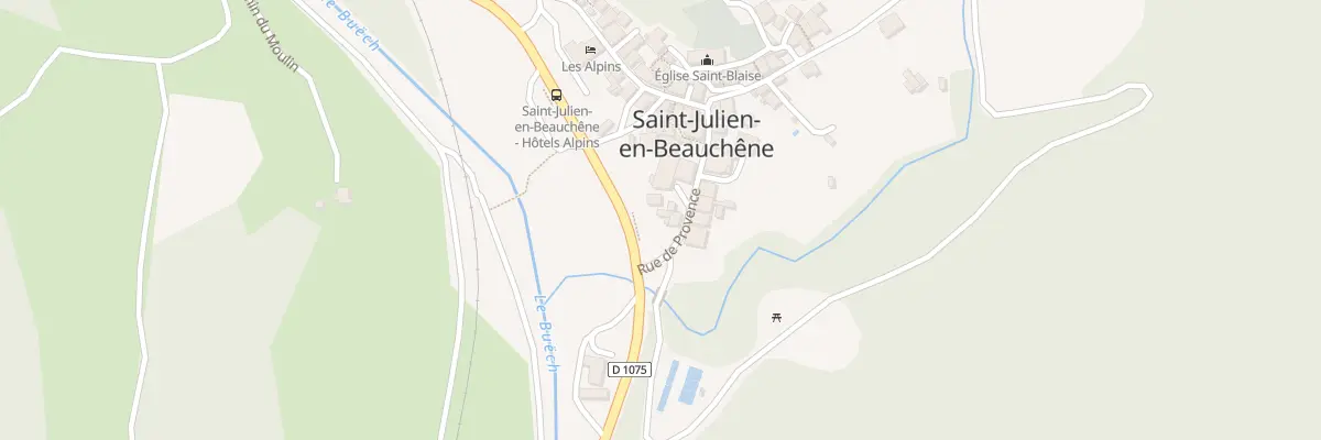 Plan du 12 Rue de Provence à Saint-Julien-en-Beauchêne