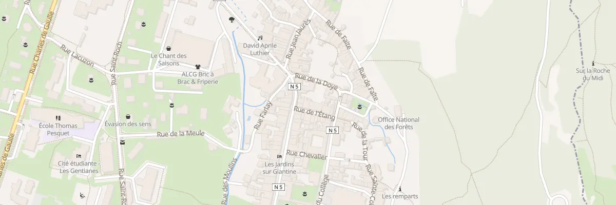 Plan du 1 Rue de l’Etang à Poligny