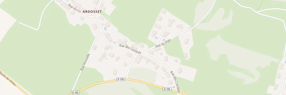 Plan du 5458 Ardosset à Ceyzérieu