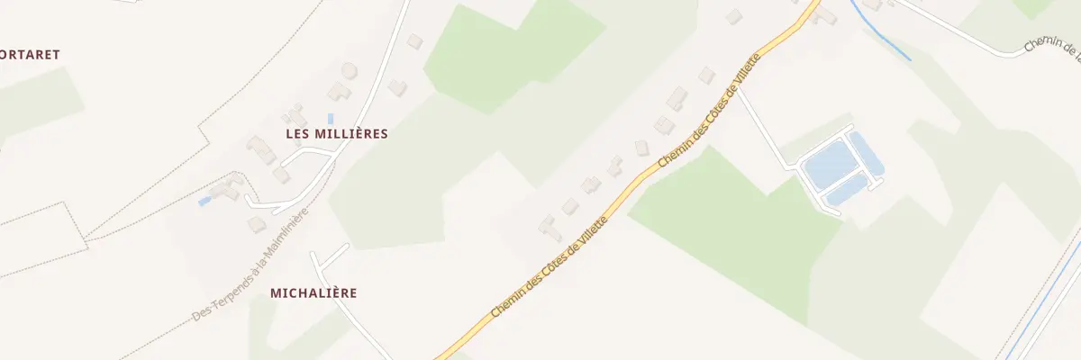 Plan du 922 Che des Côtes de Villette à Saint-Laurent-du-Pont