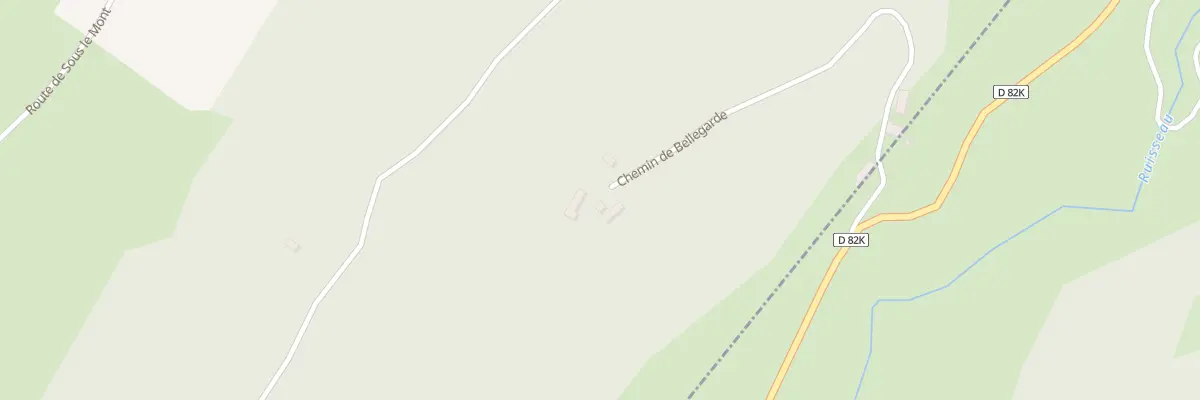 Plan du 180 Che de Bellegarde à Voissant