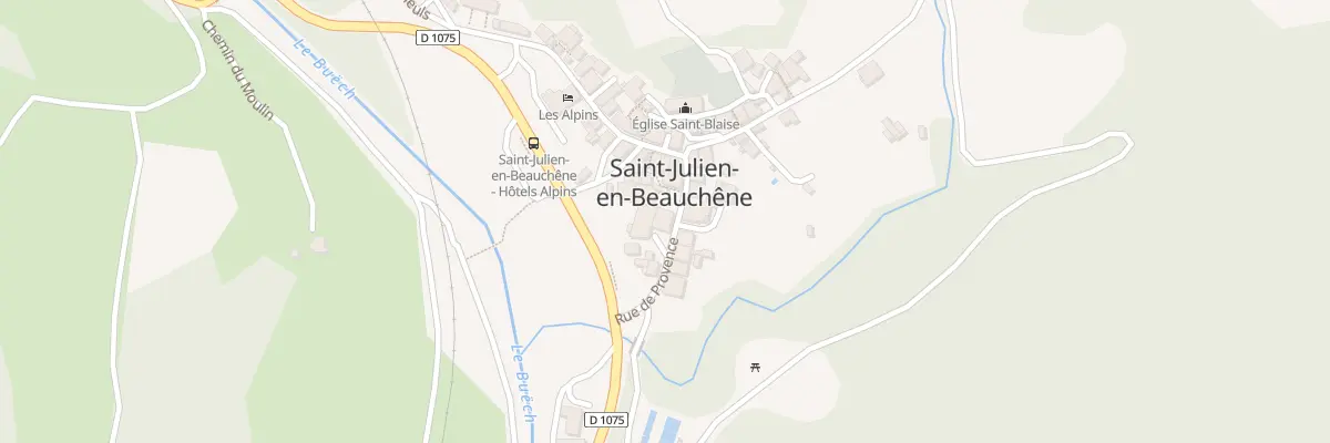Plan du 8 Rue de Provence à Saint-Julien-en-Beauchêne