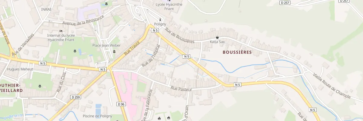 Plan du 8 Rte de Genève à Poligny