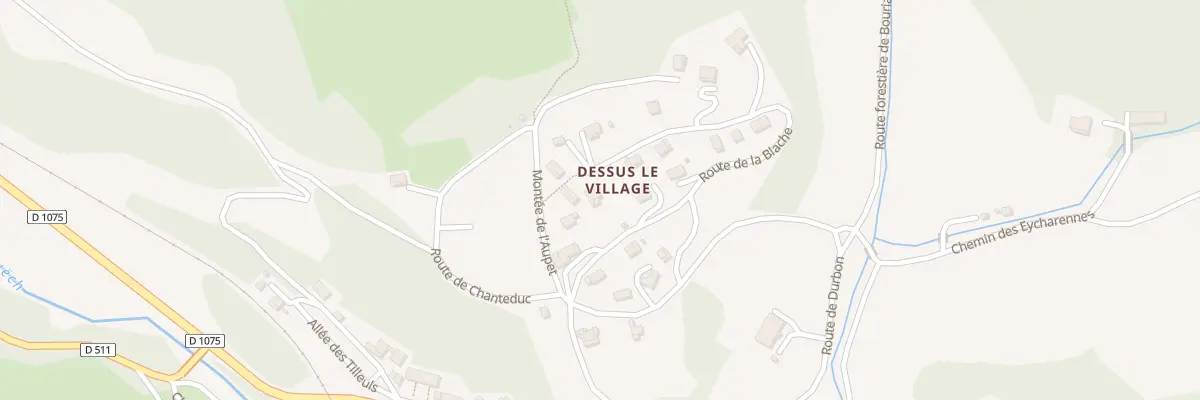 Plan du 25 Rte de la Blache à Saint-Julien-en-Beauchêne