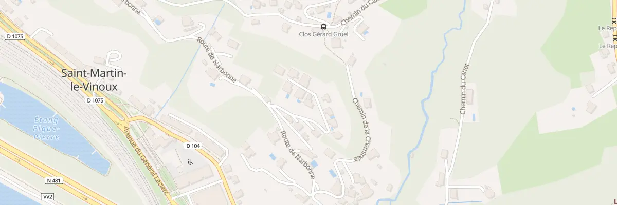 Plan du 354 Rte de Narbonne à Saint-Martin-le-Vinoux