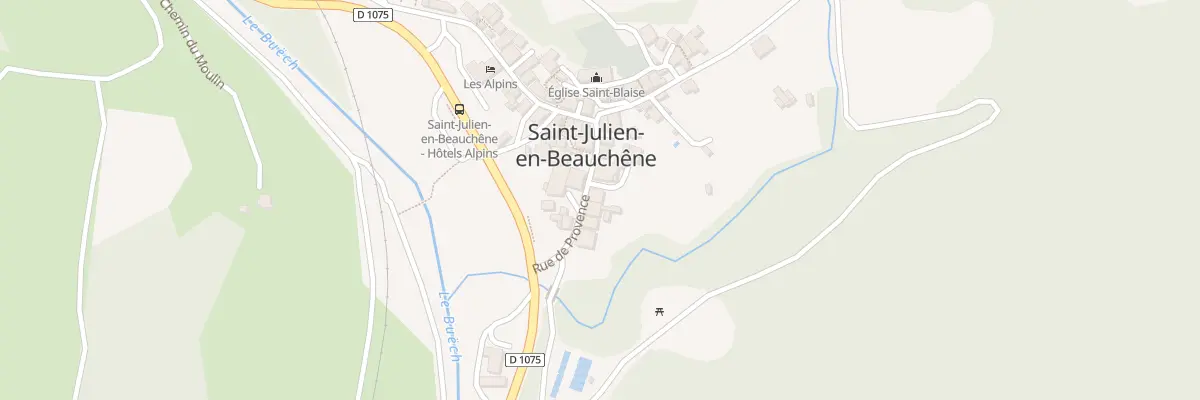 Plan du 9 Rue de Provence à Saint-Julien-en-Beauchêne
