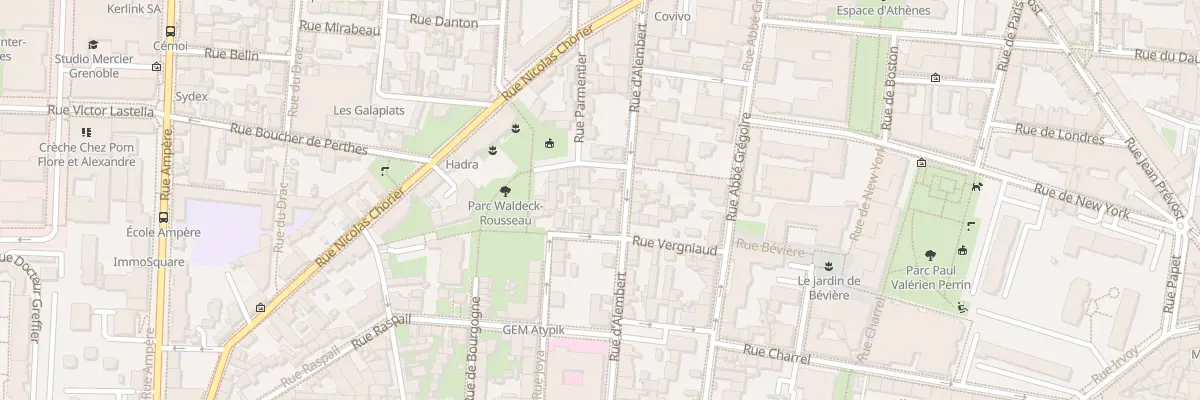 Plan du 104 Rue d’Alembert à Grenoble