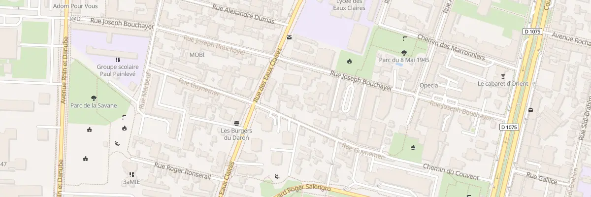 Plan du 39 Rue Joseph Bouchayer à Grenoble