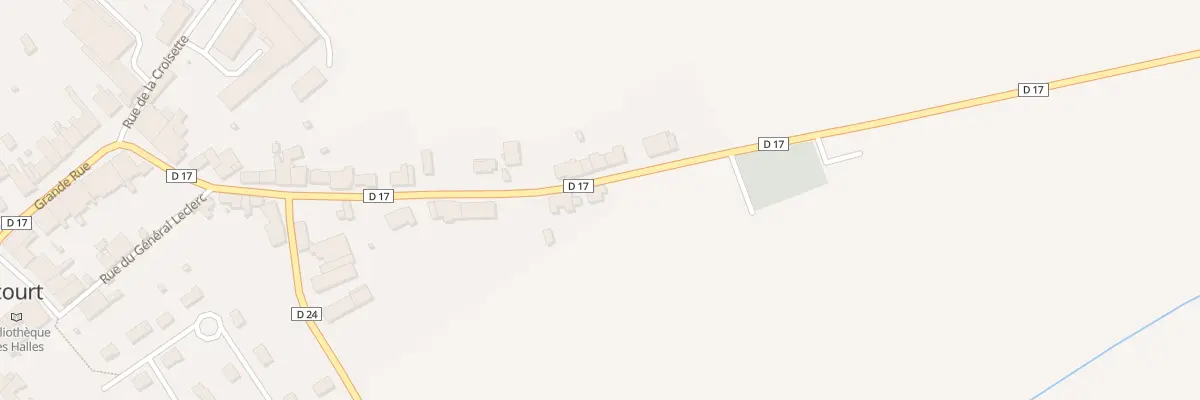Plan du 24 Rue du Haut de la Croix à Vrécourt