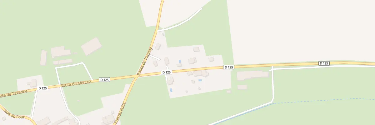 Plan du 1 Rte de Mercey à Rouffange