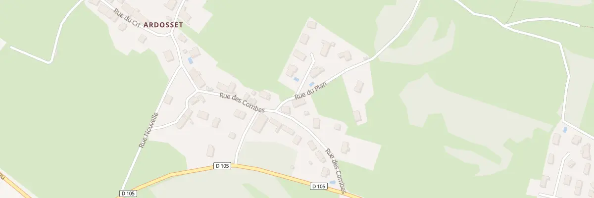 Plan du 5325 Ardosset à Ceyzérieu