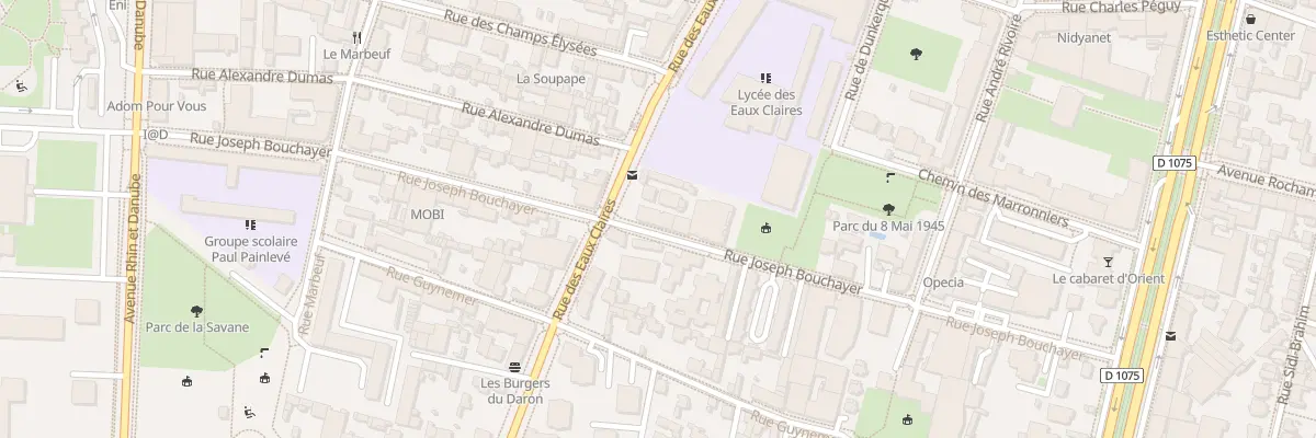 Plan du 40 Rue Joseph Bouchayer à Grenoble