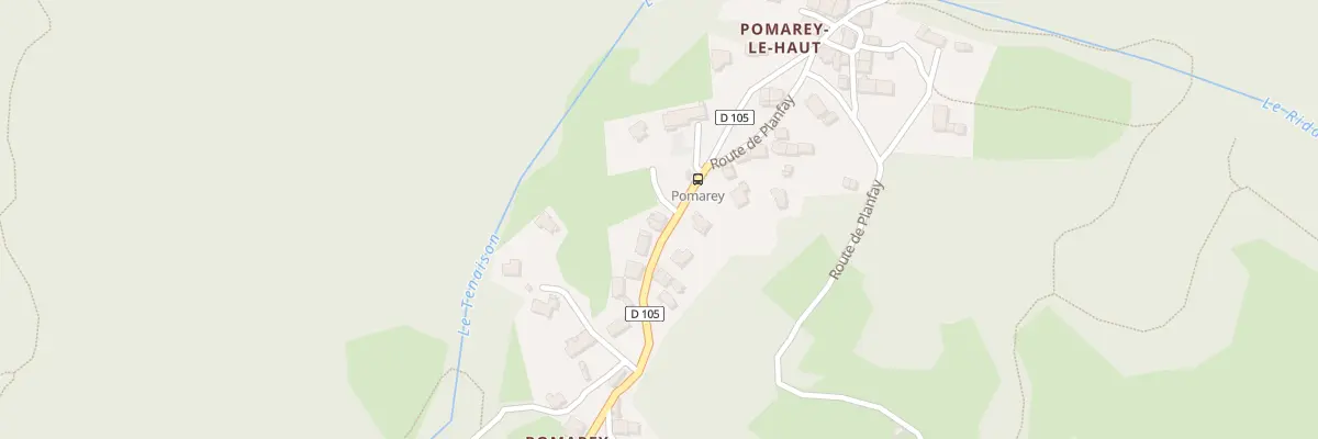 Plan du 5209 Pomarey à Proveysieux