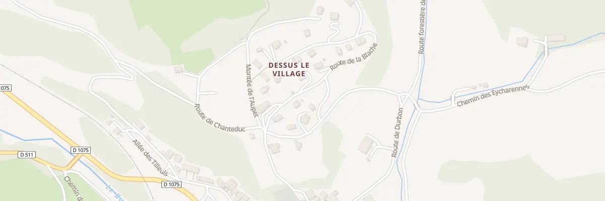 Plan du 16 Rte de la Blache à Saint-Julien-en-Beauchêne
