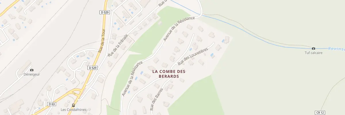Plan du 265 Rue de la Combe des Bérards à Saint-Georges-de-Commiers