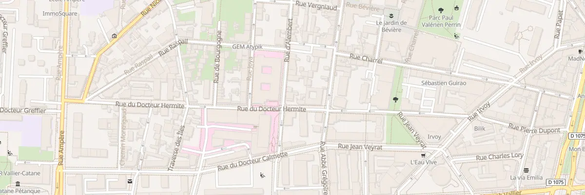 Plan du 117 Rue d’Alembert à Grenoble