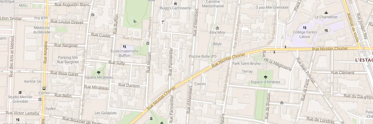 Plan du 76 Rue d’Alembert à Grenoble