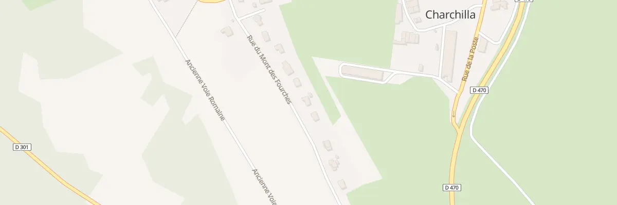 Plan du 11 Rue du Mont des Fourches à Charchilla