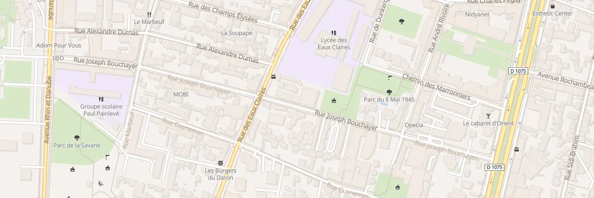 Plan du 38 Rue Joseph Bouchayer à Grenoble