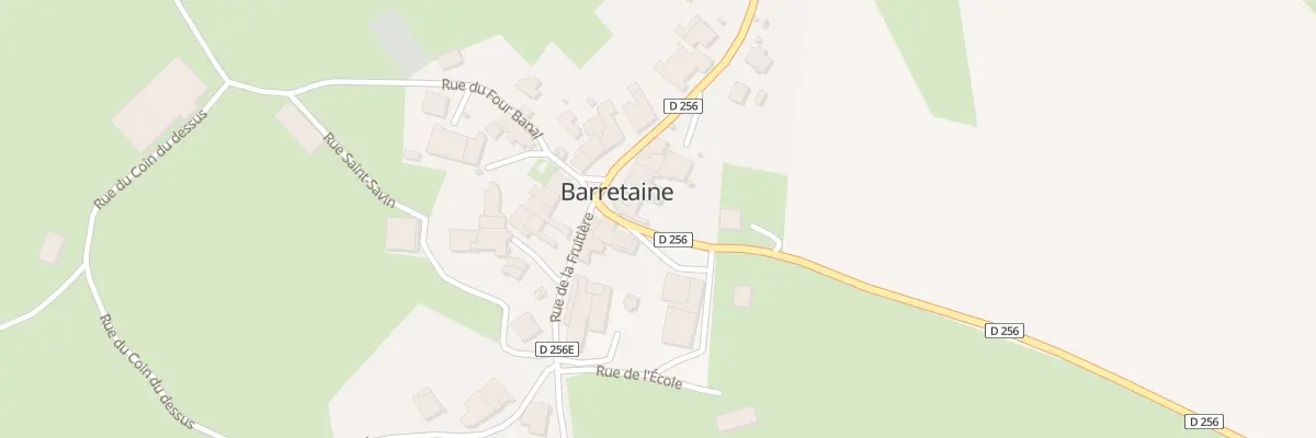 Plan du 6 Rue de la Croix du Dan à Barretaine