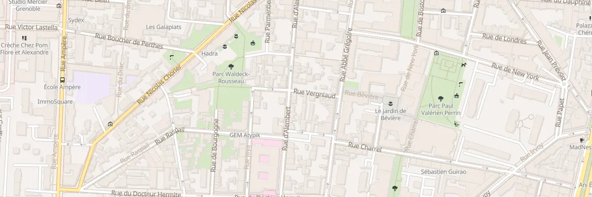 Plan du 91 Rue d’Alembert à Grenoble