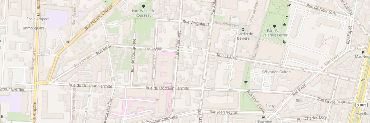 Plan du 107 Rue d’Alembert à Grenoble
