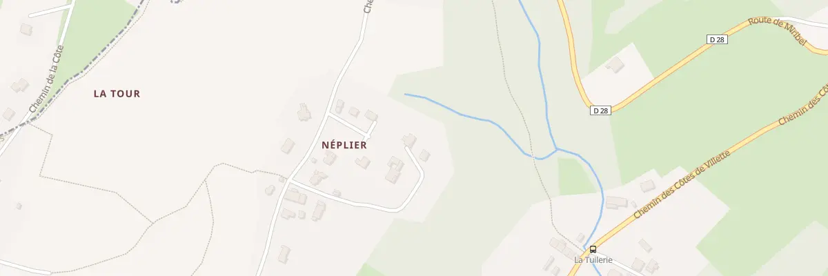 Plan du 728 Che du Néplier à Saint-Laurent-du-Pont