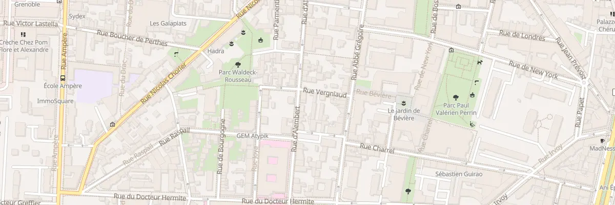 Plan du 93 Rue d’Alembert à Grenoble
