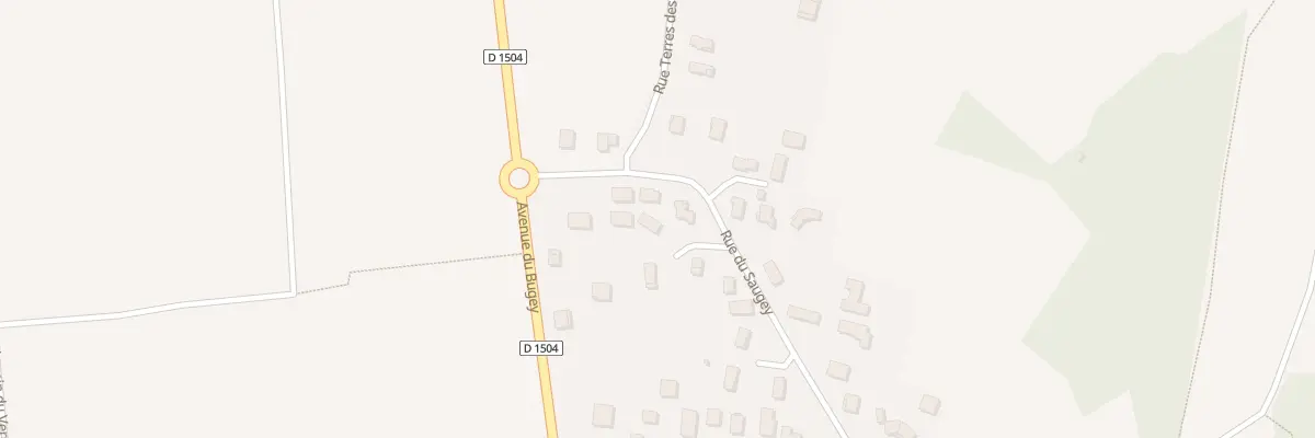 Plan du 160 Rue du Saugey à Virignin
