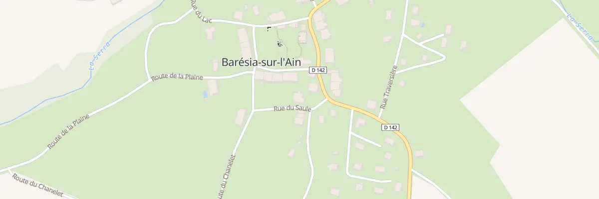 Plan du 54 Rue du Saule à Barésia-sur-l’Ain