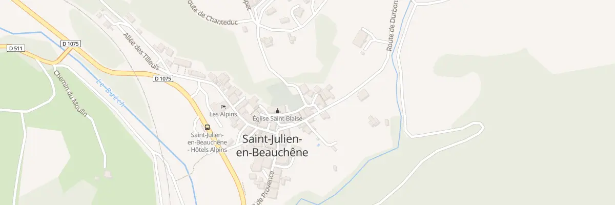 Plan du 2 Mte de l’Aupet à Saint-Julien-en-Beauchêne